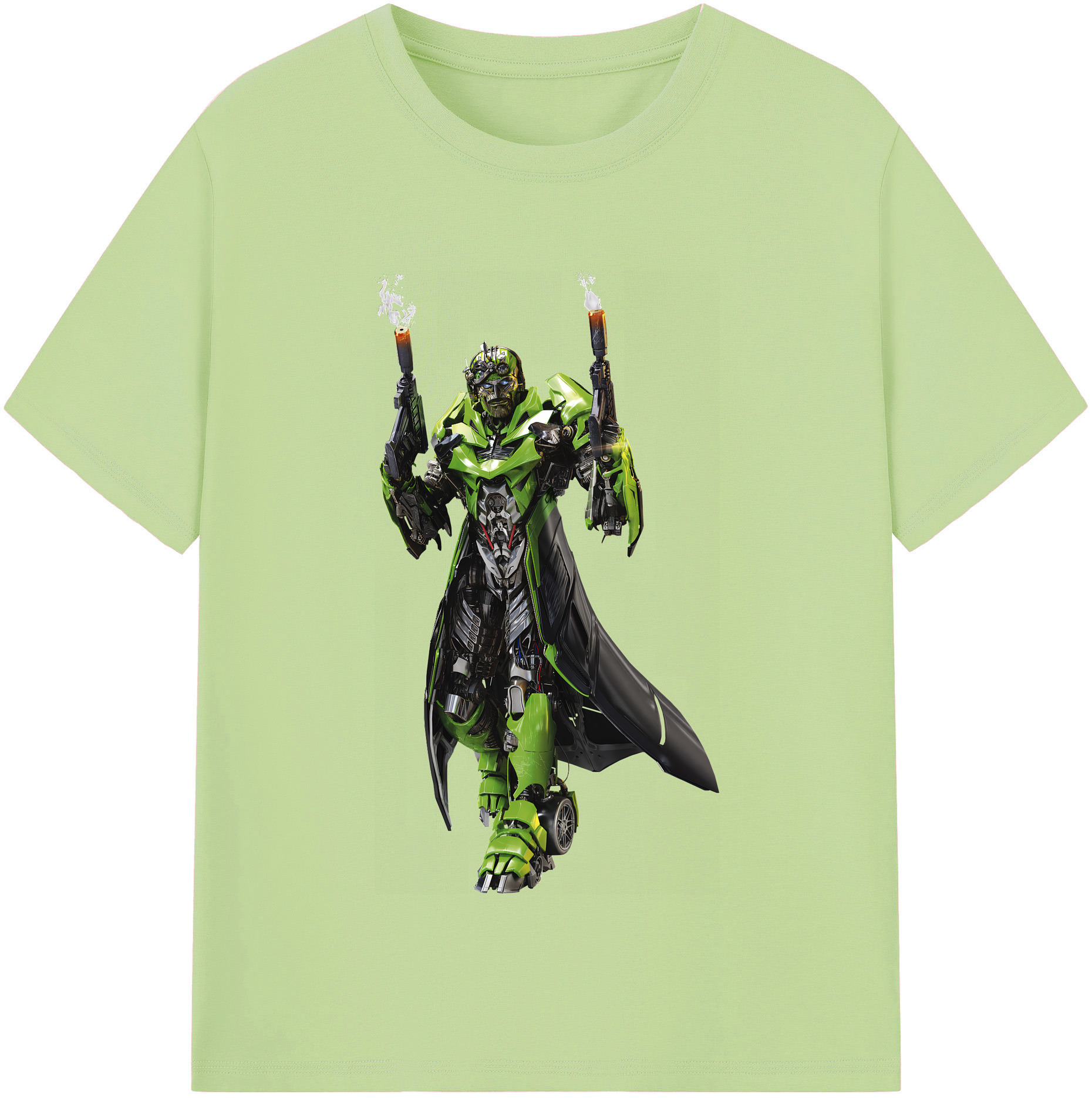 （画像用） Transformers トランスフォーマー 綿100％半袖Tシャツ（フロントプリント）